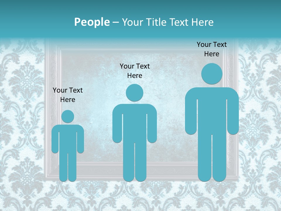 Burnt Pattern Art PowerPoint Template