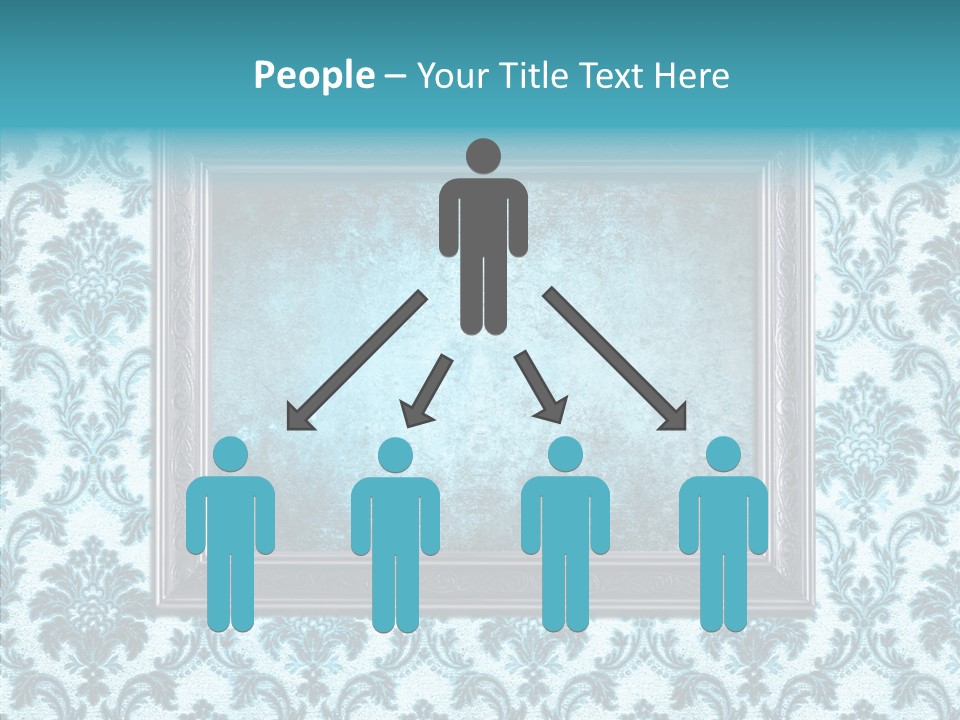 Burnt Pattern Art PowerPoint Template