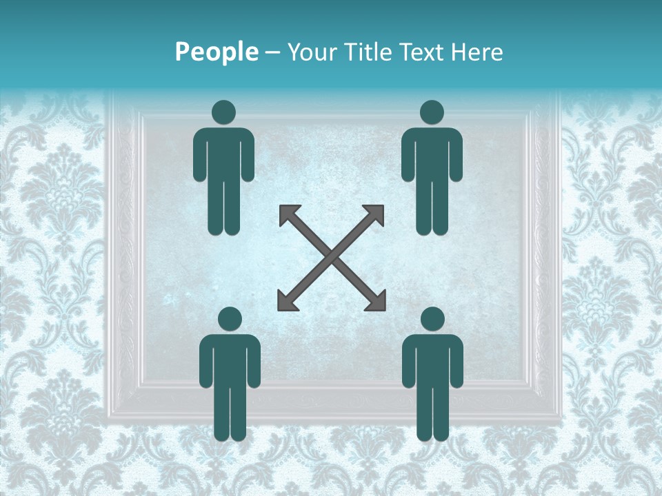 Burnt Pattern Art PowerPoint Template