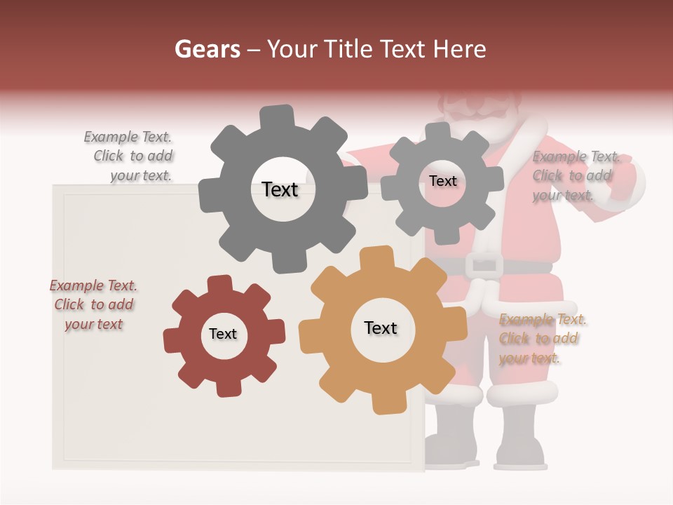 Abstract Cute Holiday PowerPoint Template