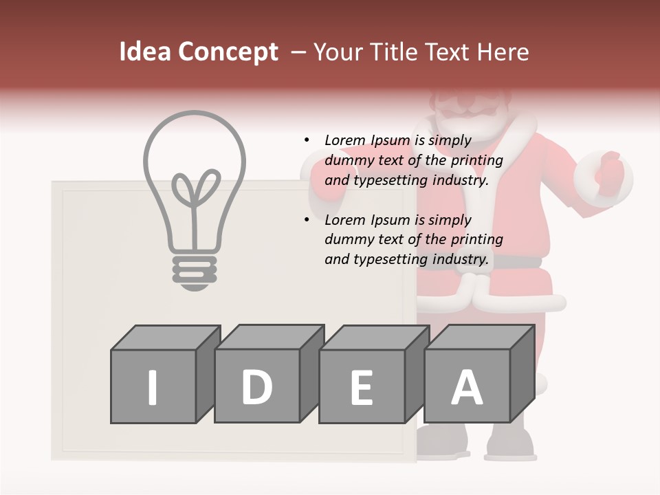 Abstract Cute Holiday PowerPoint Template
