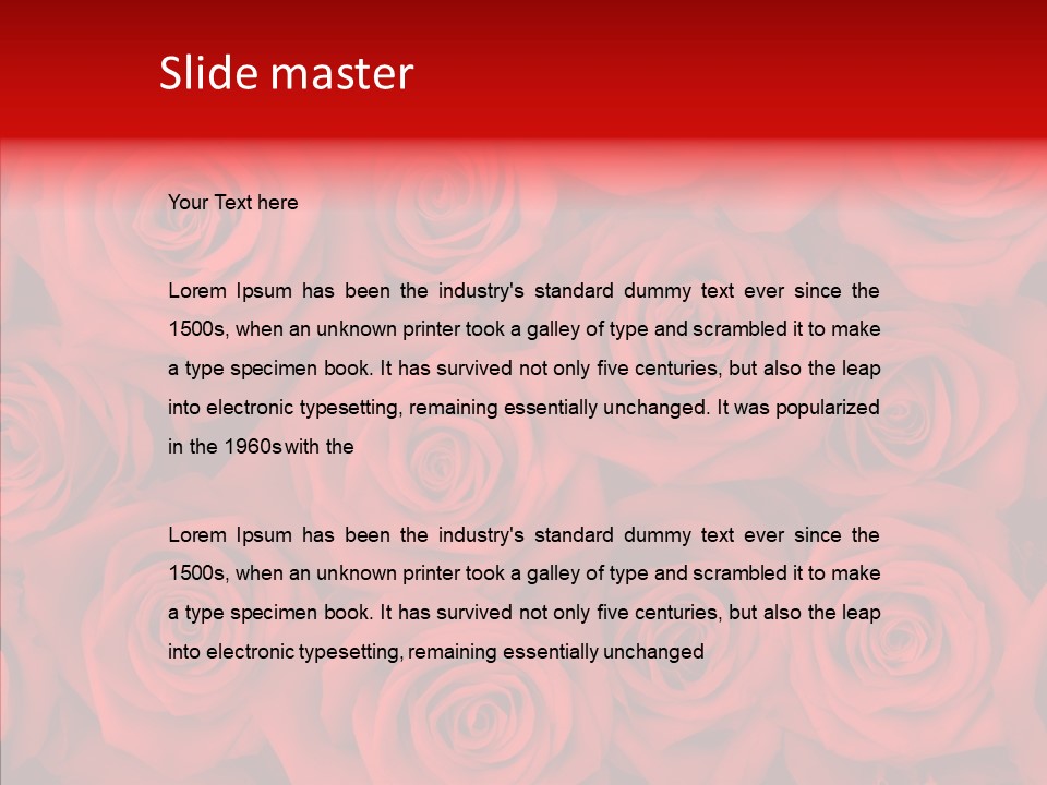 Festive Garden Odor PowerPoint Template