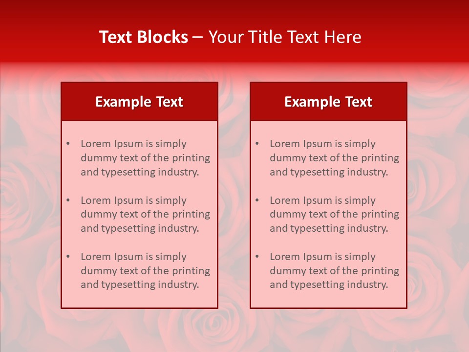 Festive Garden Odor PowerPoint Template