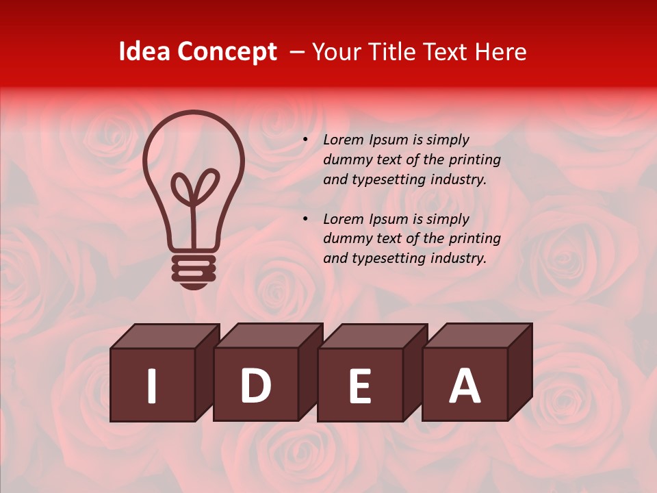 Festive Garden Odor PowerPoint Template