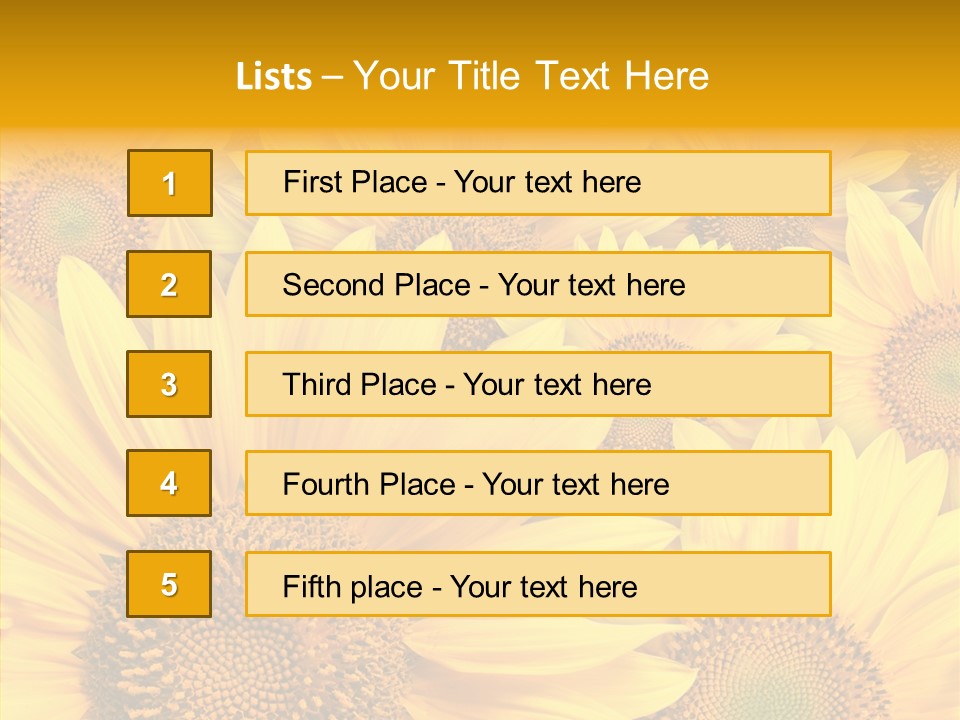 Details Colors Gardening PowerPoint Template