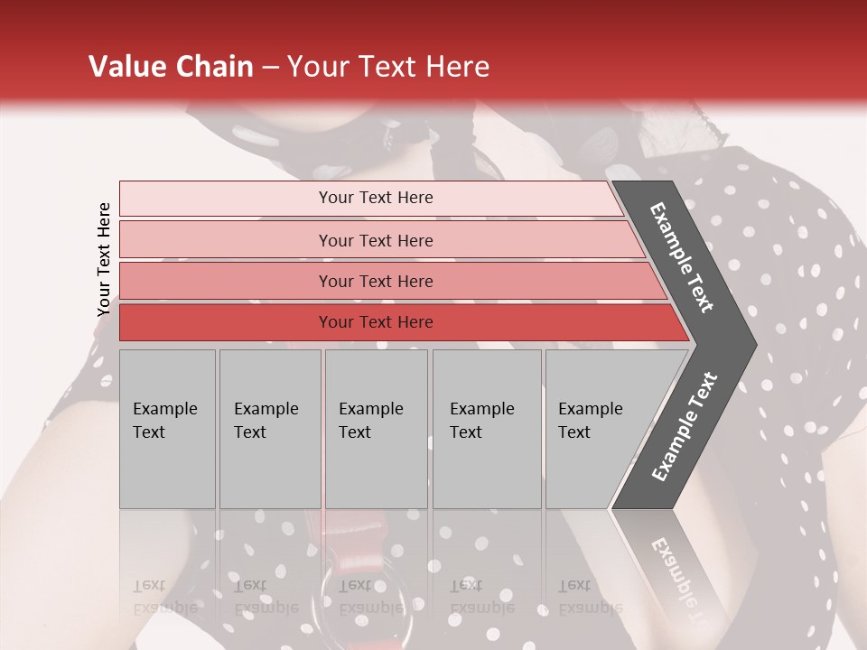 Stylish Polkadots Close PowerPoint Template
