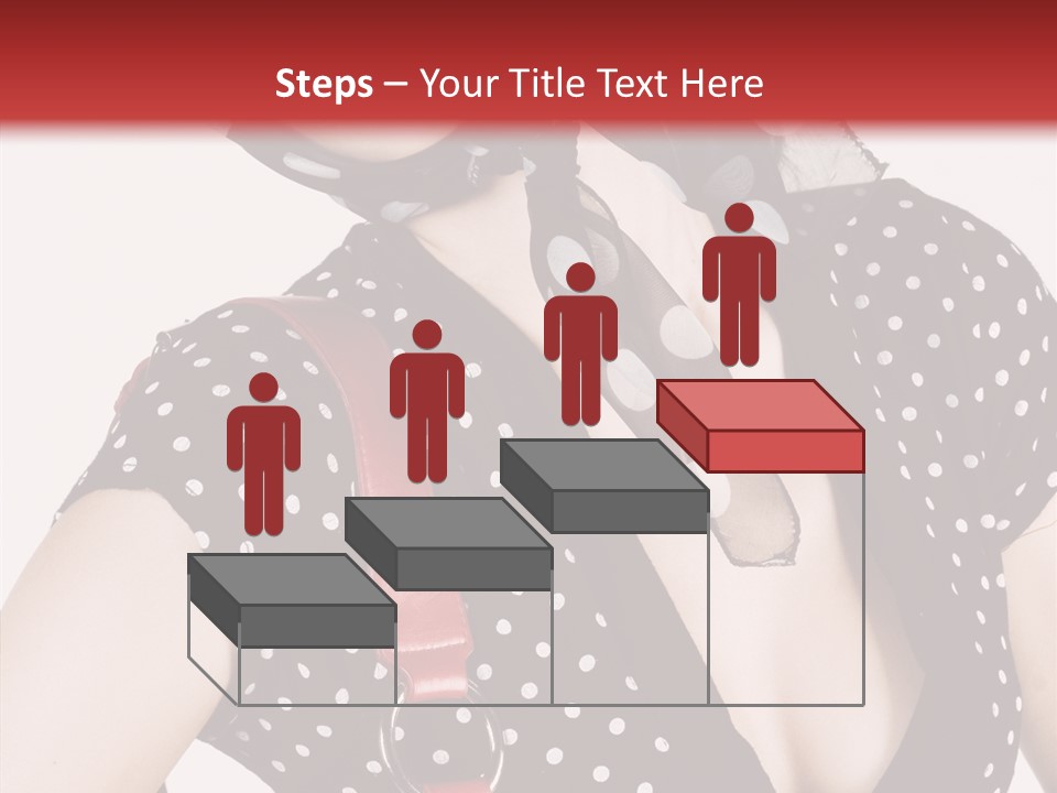 Stylish Polkadots Close PowerPoint Template