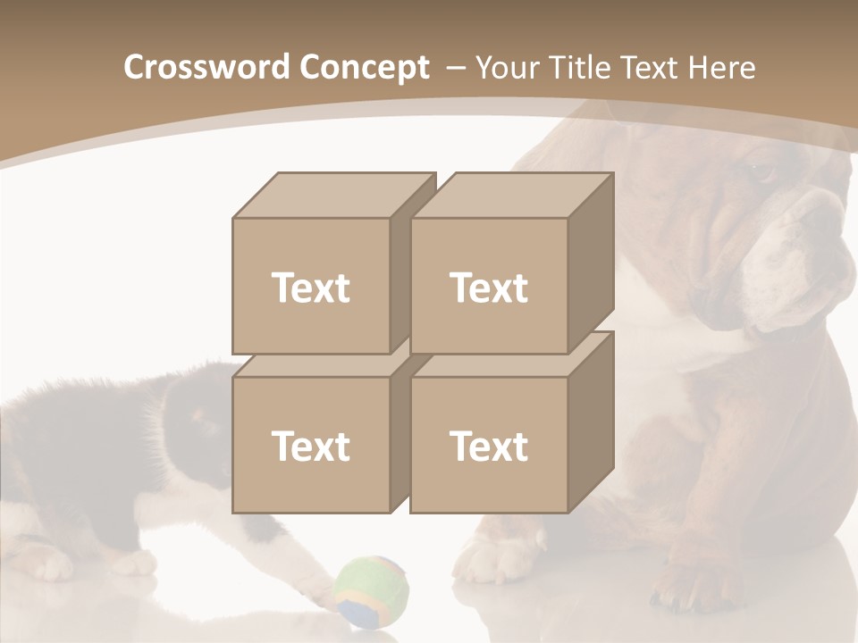 Animal Concept Puppy PowerPoint Template