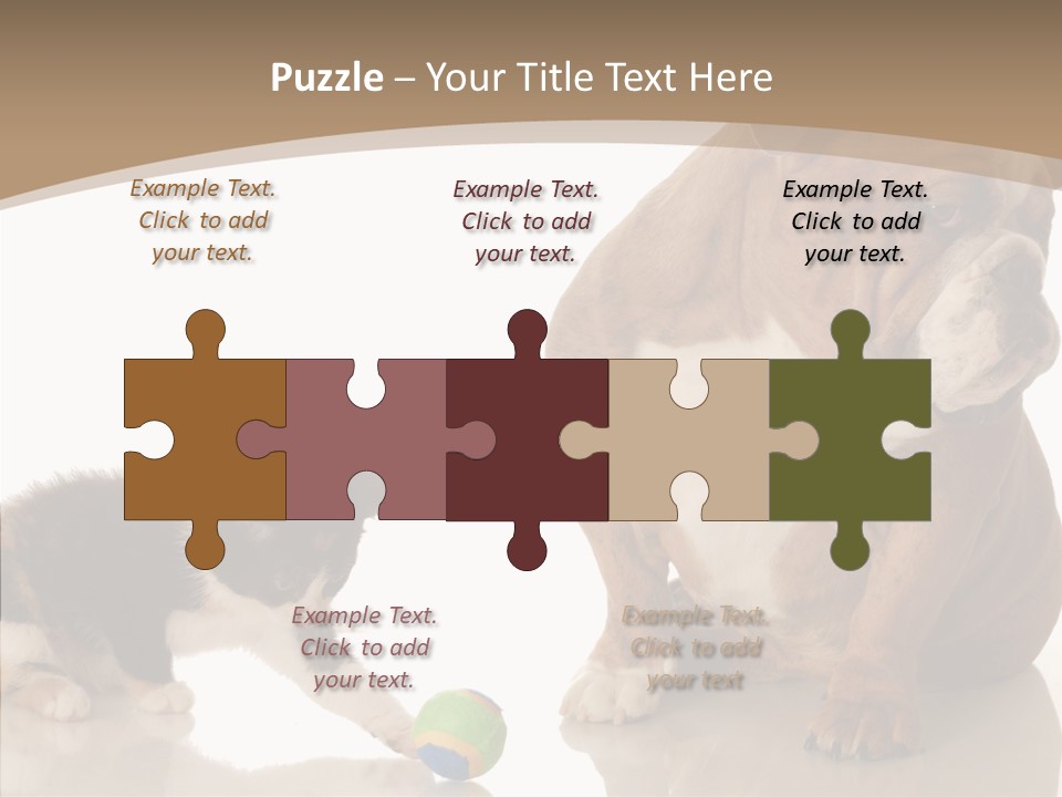 Animal Concept Puppy PowerPoint Template