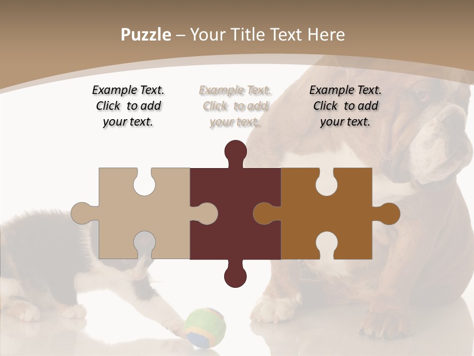 Animal Concept Puppy PowerPoint Template
