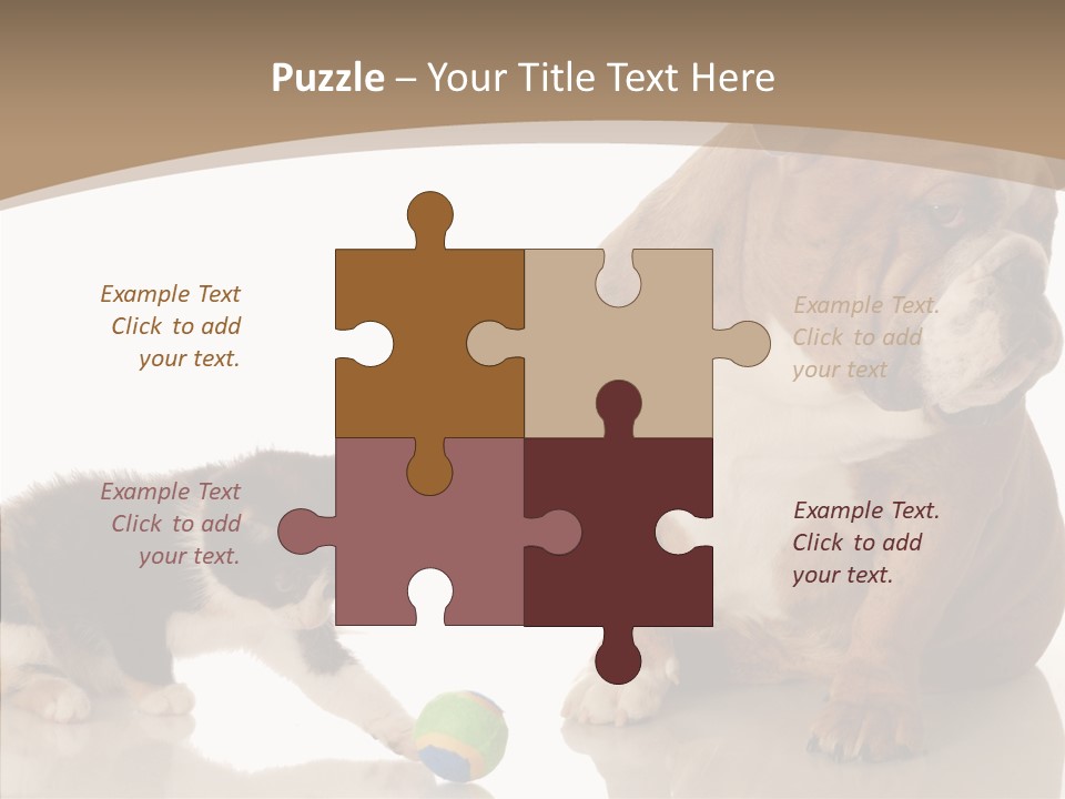 Animal Concept Puppy PowerPoint Template