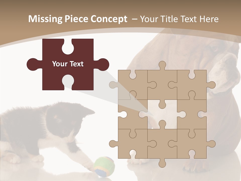 Animal Concept Puppy PowerPoint Template