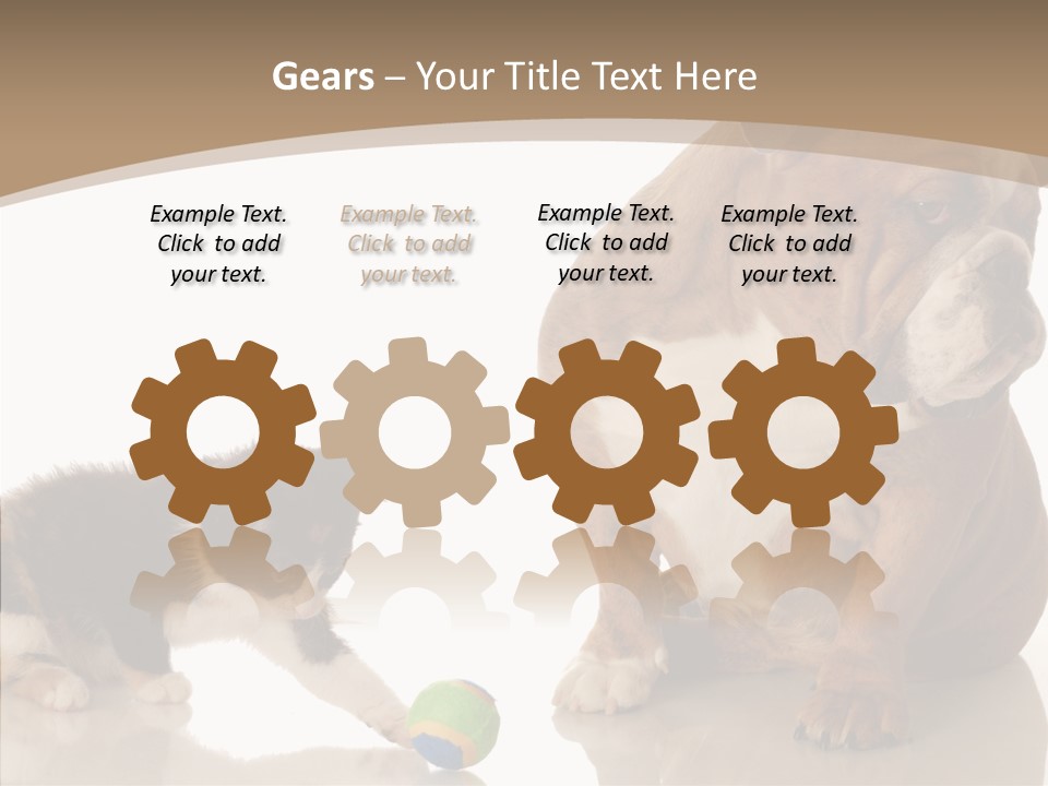 Animal Concept Puppy PowerPoint Template