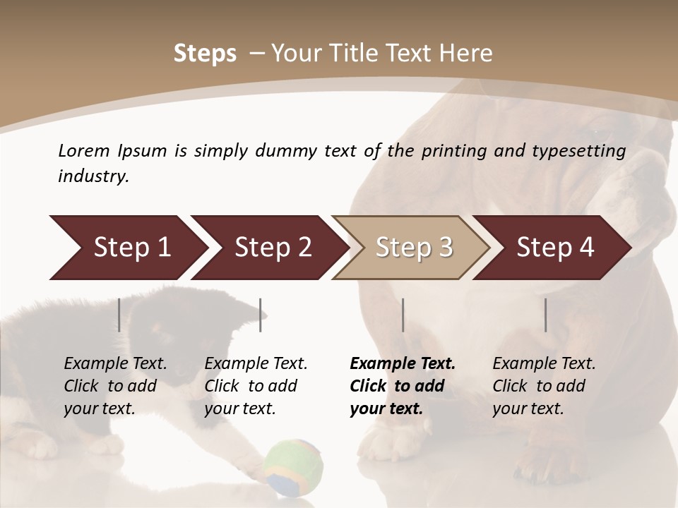 Animal Concept Puppy PowerPoint Template