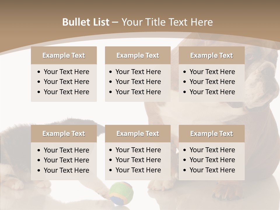 Animal Concept Puppy PowerPoint Template