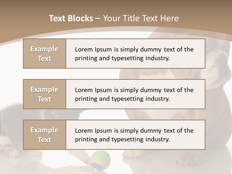 Animal Concept Puppy PowerPoint Template