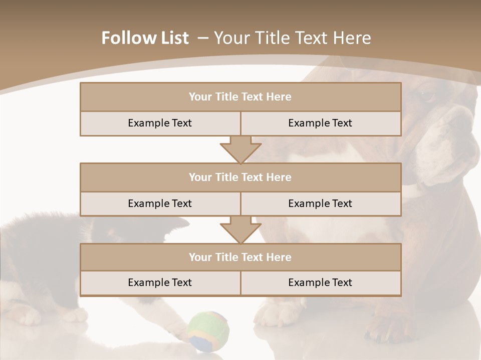 Animal Concept Puppy PowerPoint Template