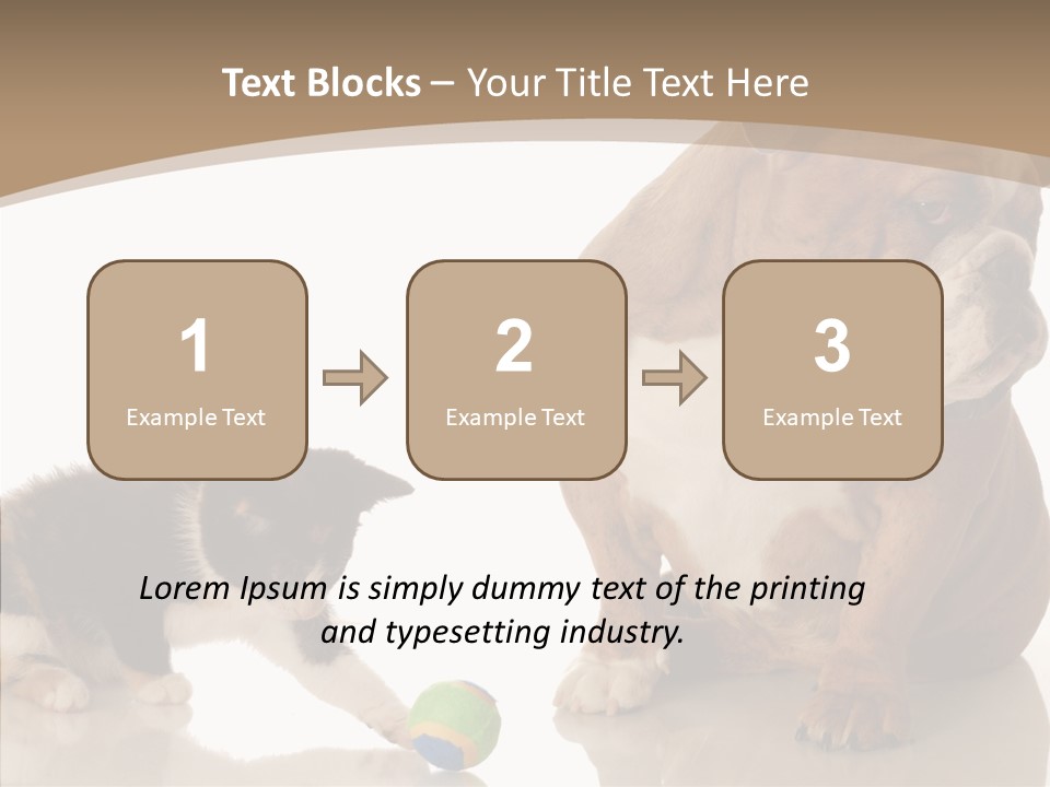 Animal Concept Puppy PowerPoint Template