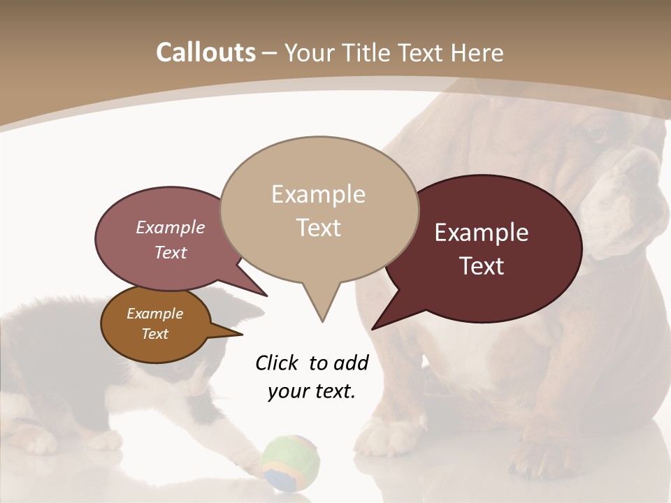 Animal Concept Puppy PowerPoint Template