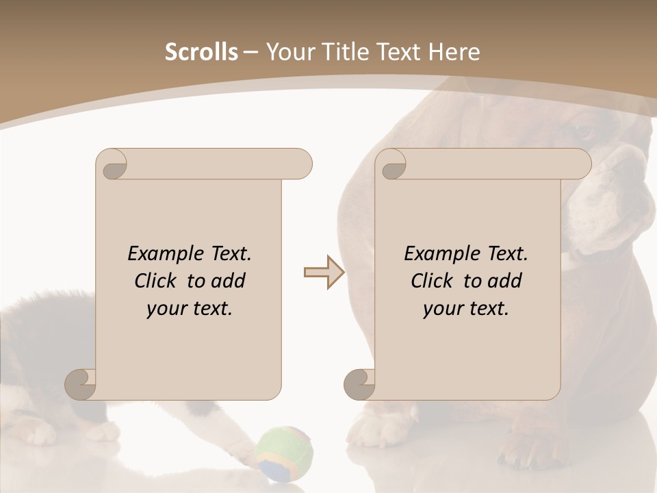 Animal Concept Puppy PowerPoint Template