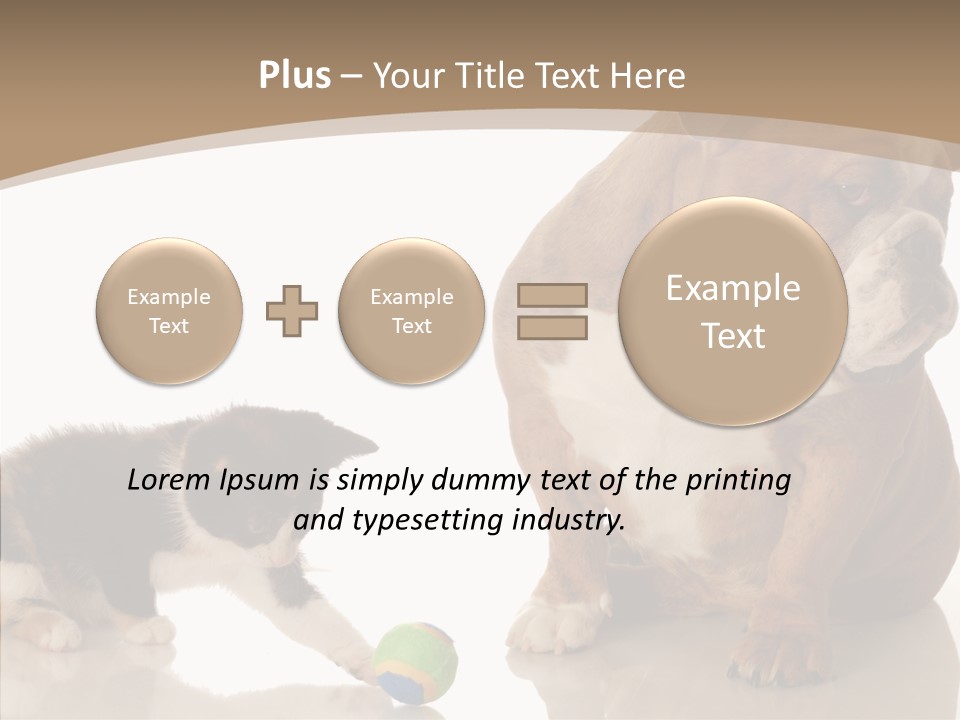 Animal Concept Puppy PowerPoint Template