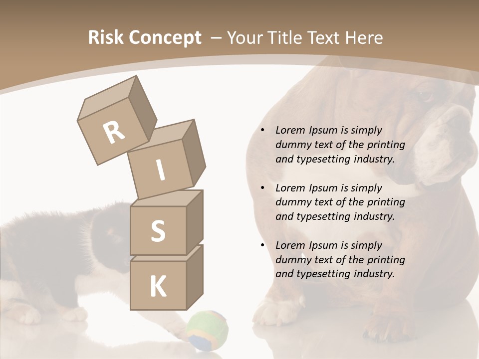 Animal Concept Puppy PowerPoint Template