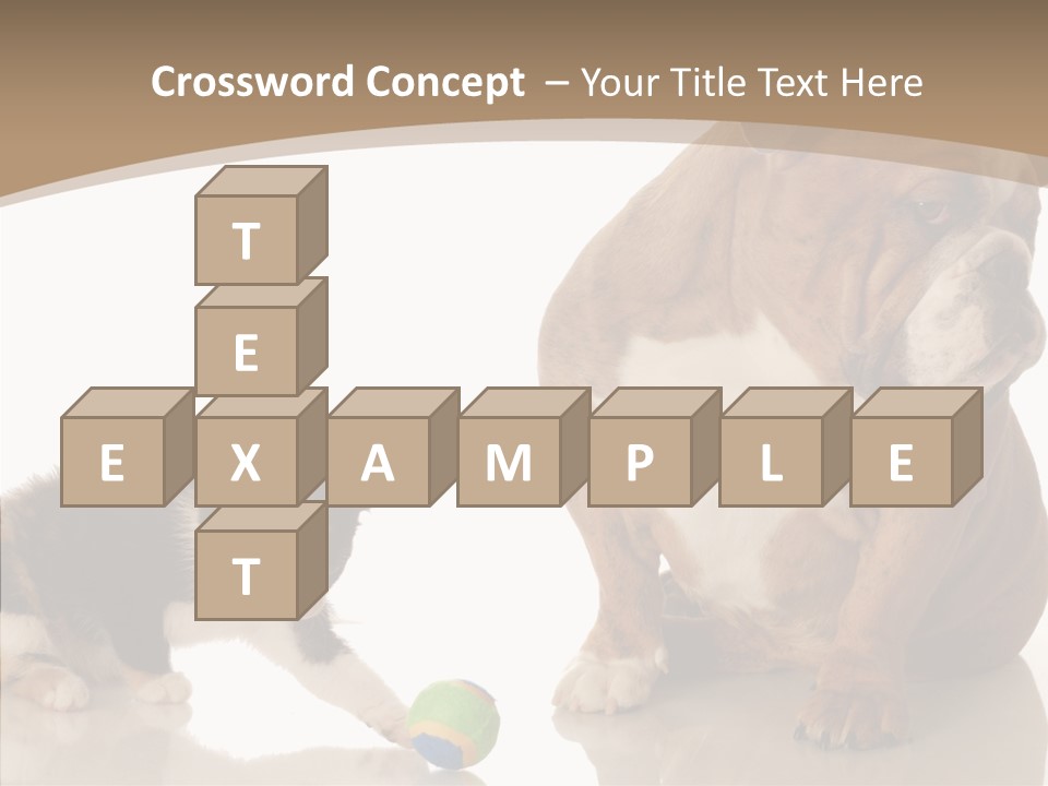 Animal Concept Puppy PowerPoint Template