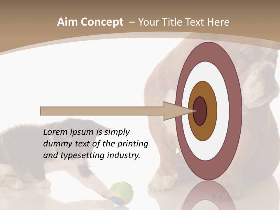 Animal Concept Puppy PowerPoint Template