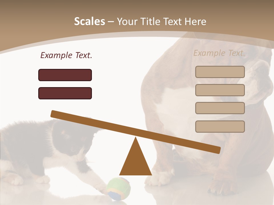 Animal Concept Puppy PowerPoint Template
