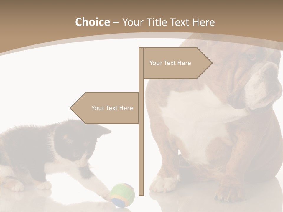 Animal Concept Puppy PowerPoint Template