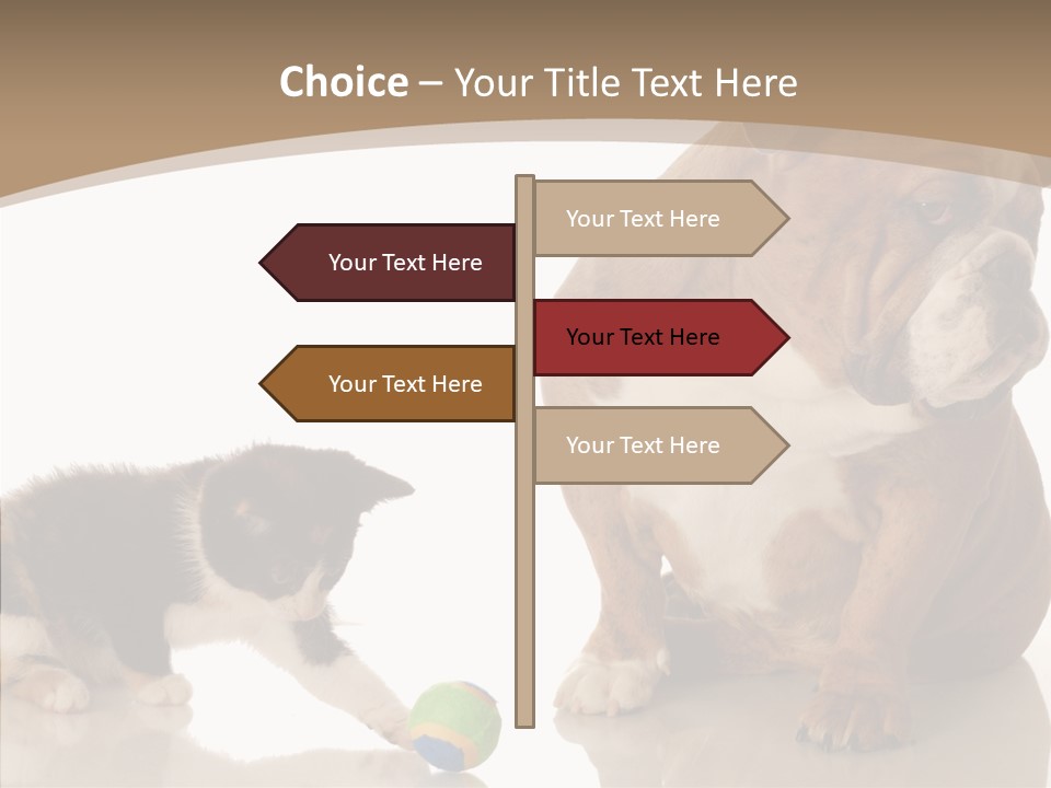 Animal Concept Puppy PowerPoint Template