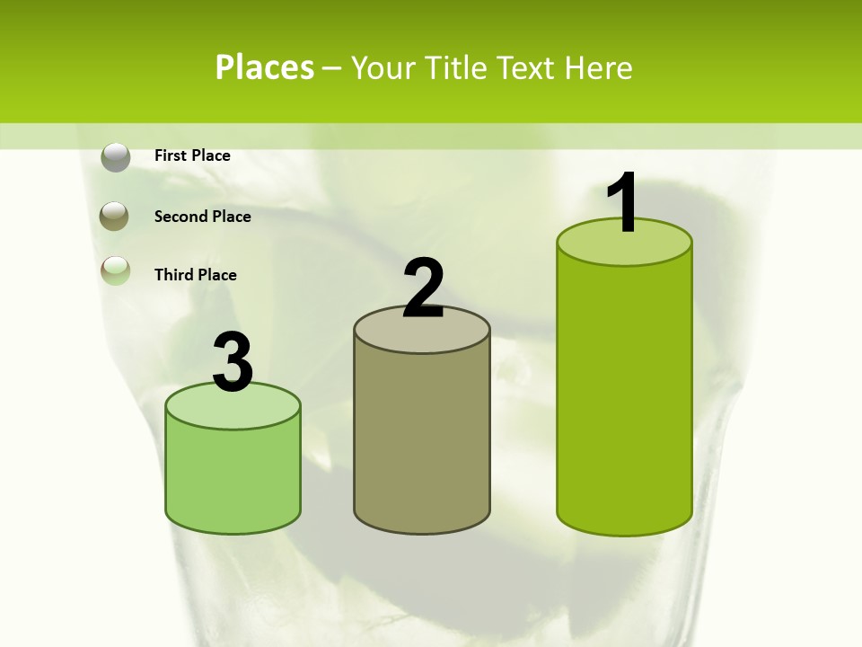 Mint National Poured PowerPoint Template