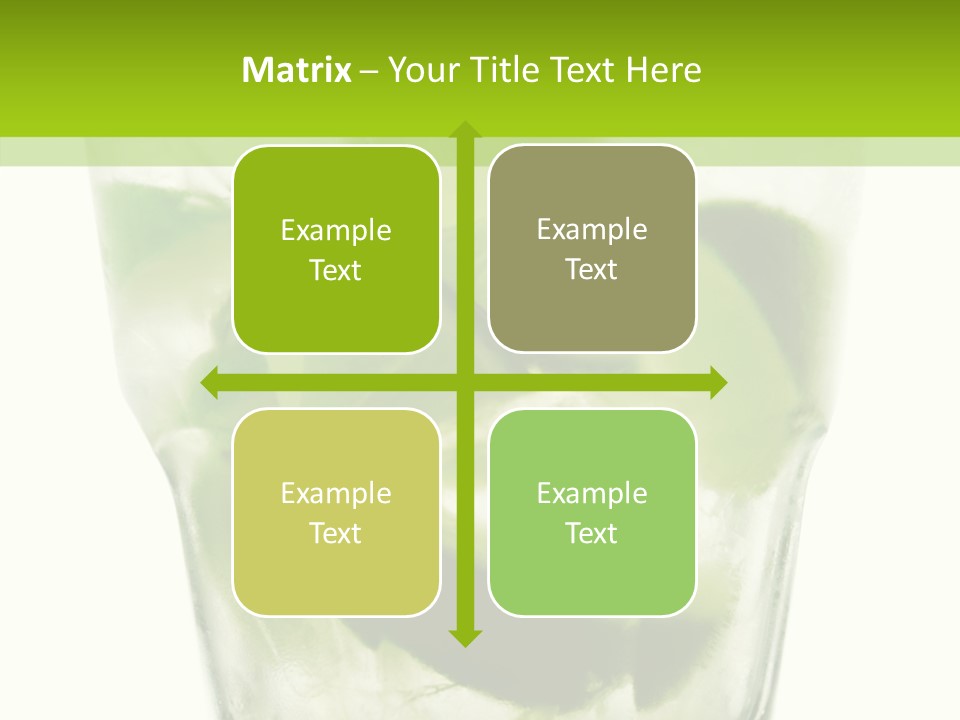 Mint National Poured PowerPoint Template