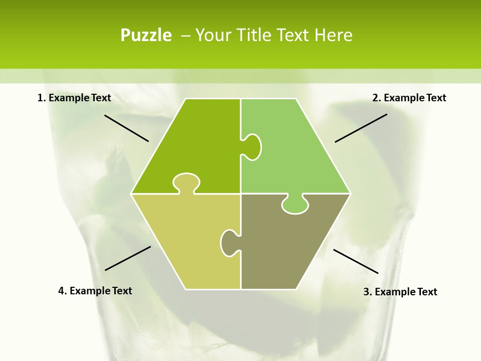 Mint National Poured PowerPoint Template