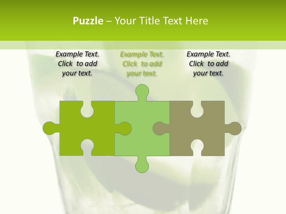 Mint National Poured PowerPoint Template