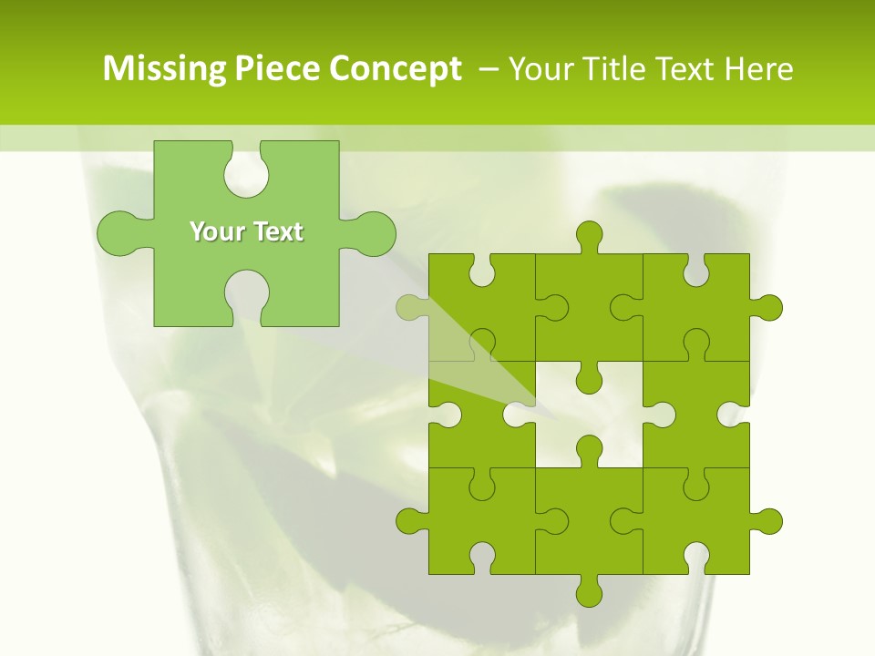 Mint National Poured PowerPoint Template