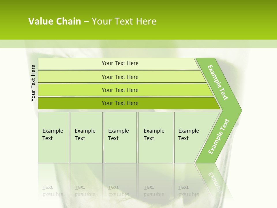 Mint National Poured PowerPoint Template