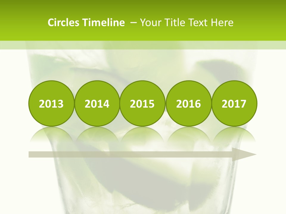 Mint National Poured PowerPoint Template