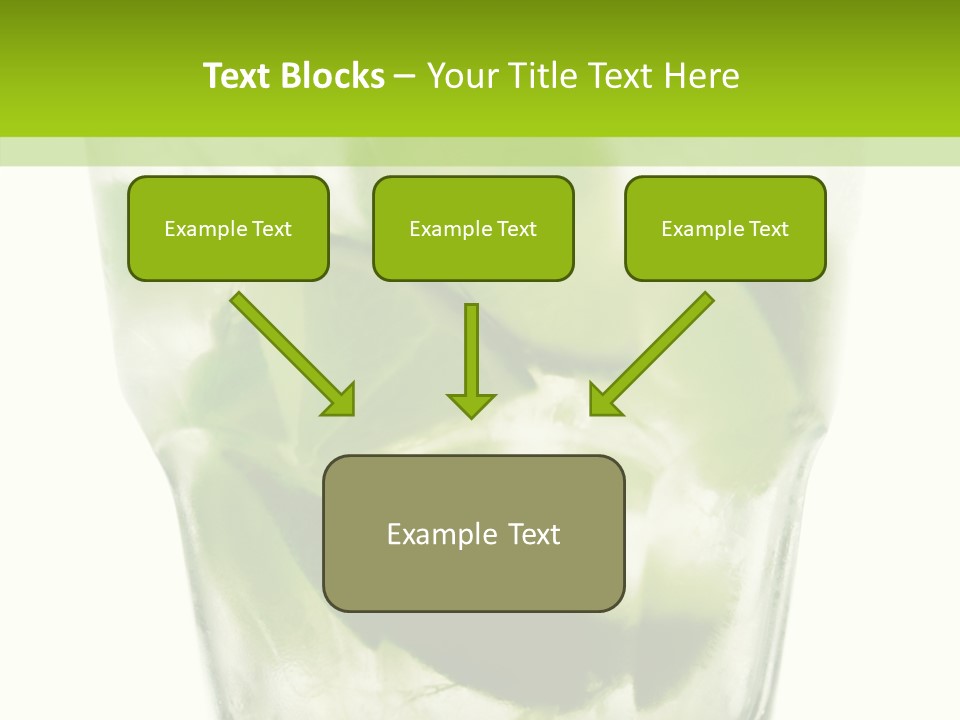 Mint National Poured PowerPoint Template