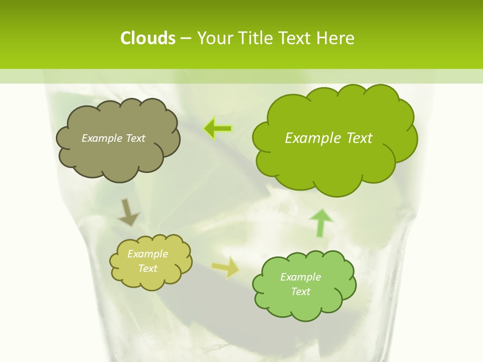 Mint National Poured PowerPoint Template