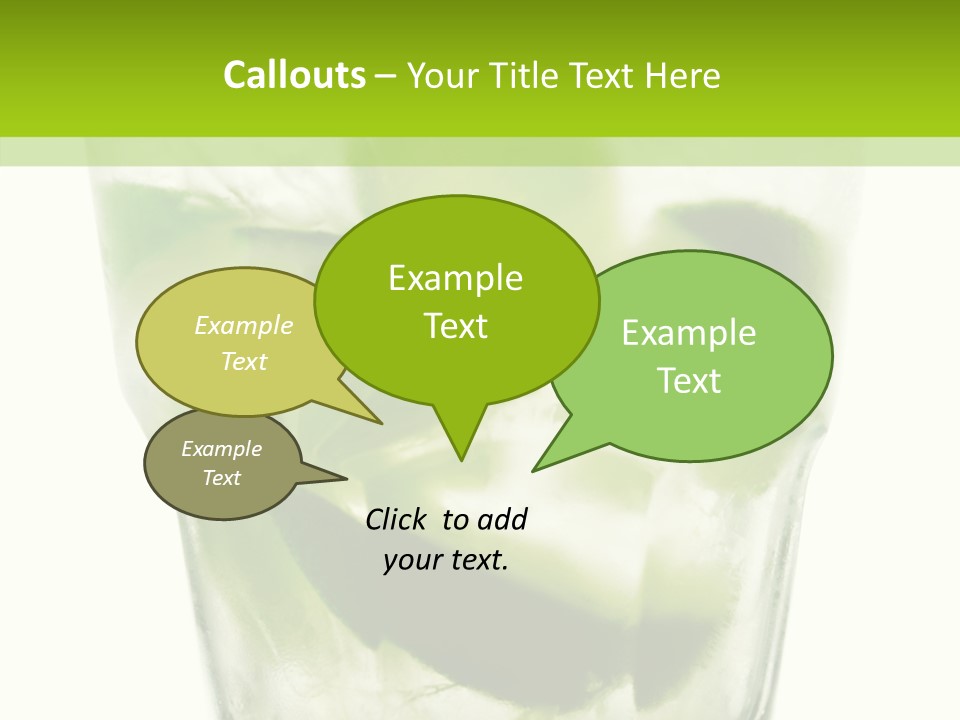 Mint National Poured PowerPoint Template