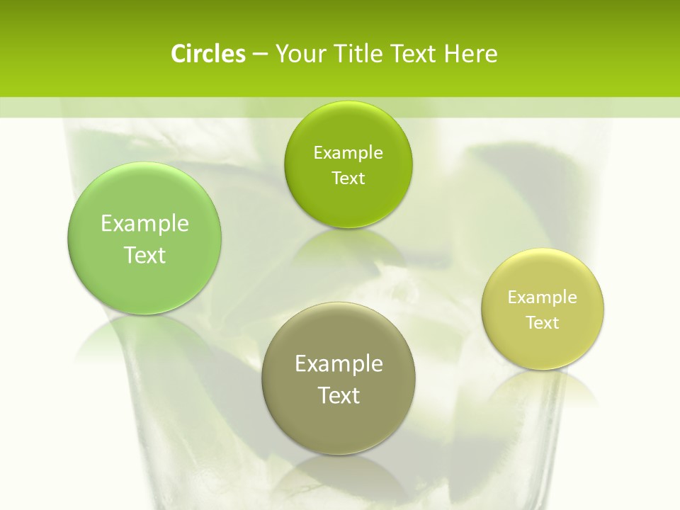 Mint National Poured PowerPoint Template