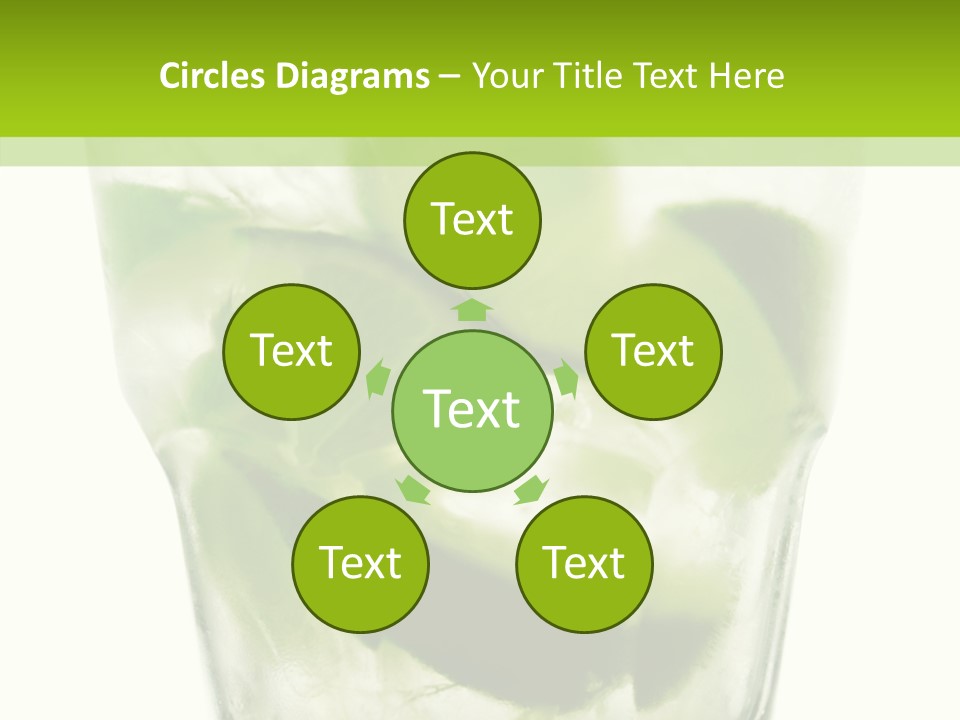 Mint National Poured PowerPoint Template