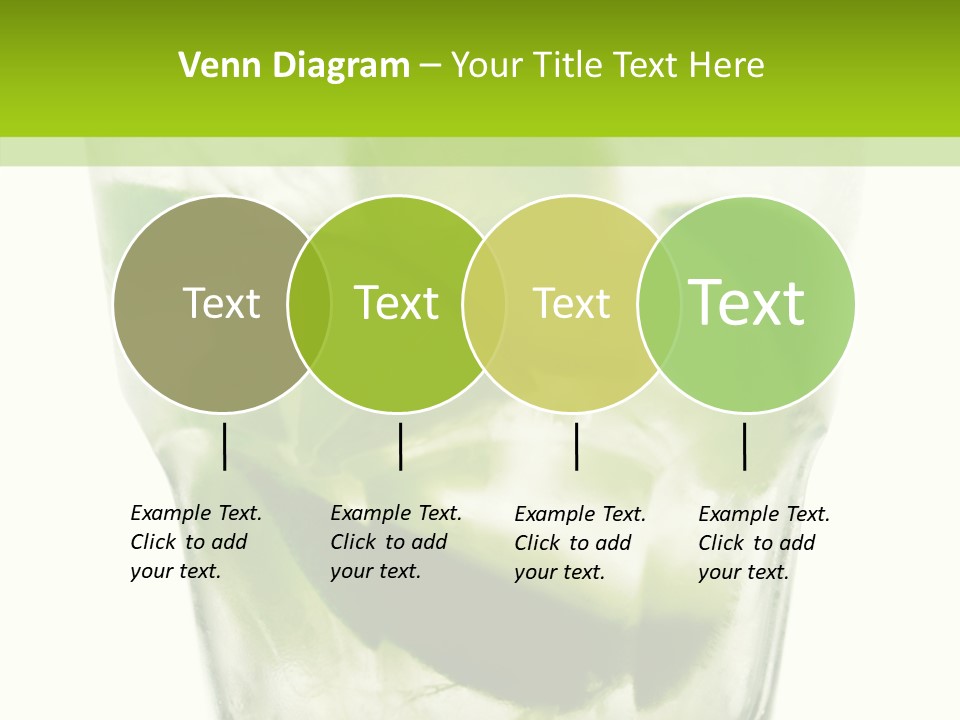 Mint National Poured PowerPoint Template