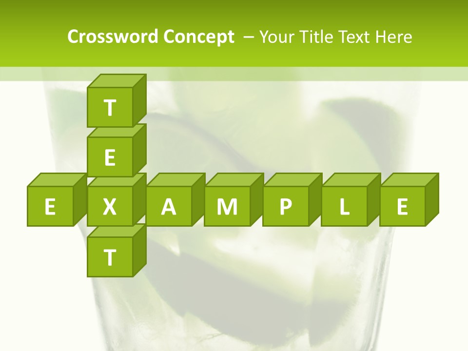 Mint National Poured PowerPoint Template