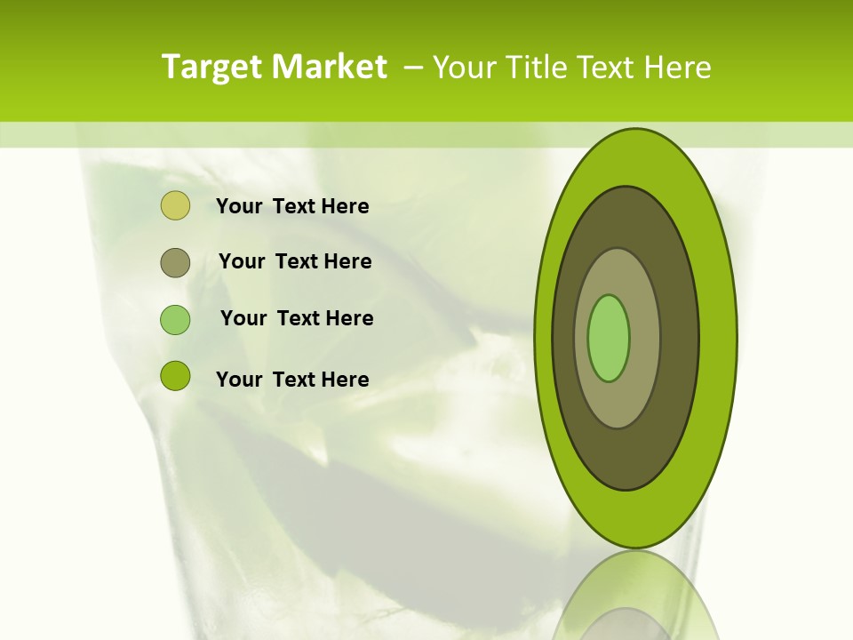 Mint National Poured PowerPoint Template