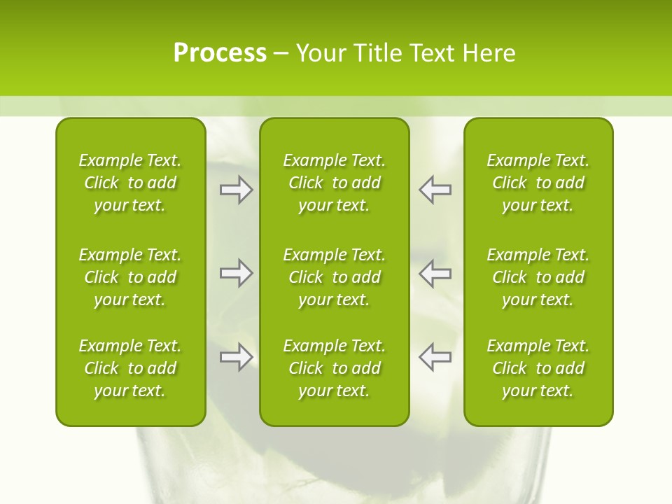 Mint National Poured PowerPoint Template