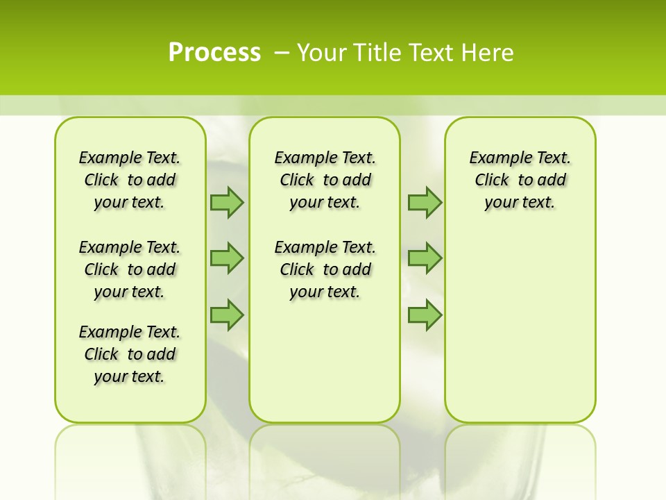 Mint National Poured PowerPoint Template
