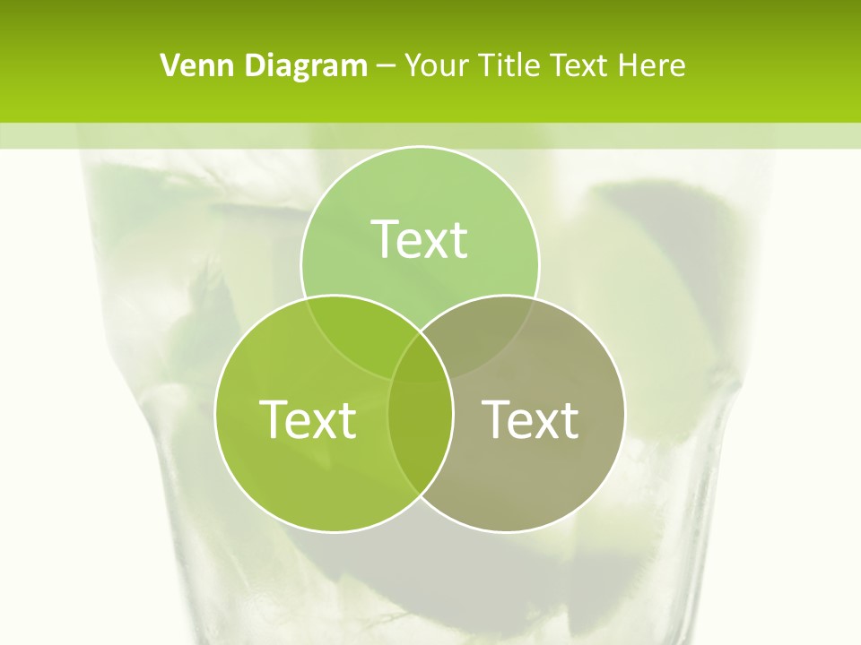 Mint National Poured PowerPoint Template