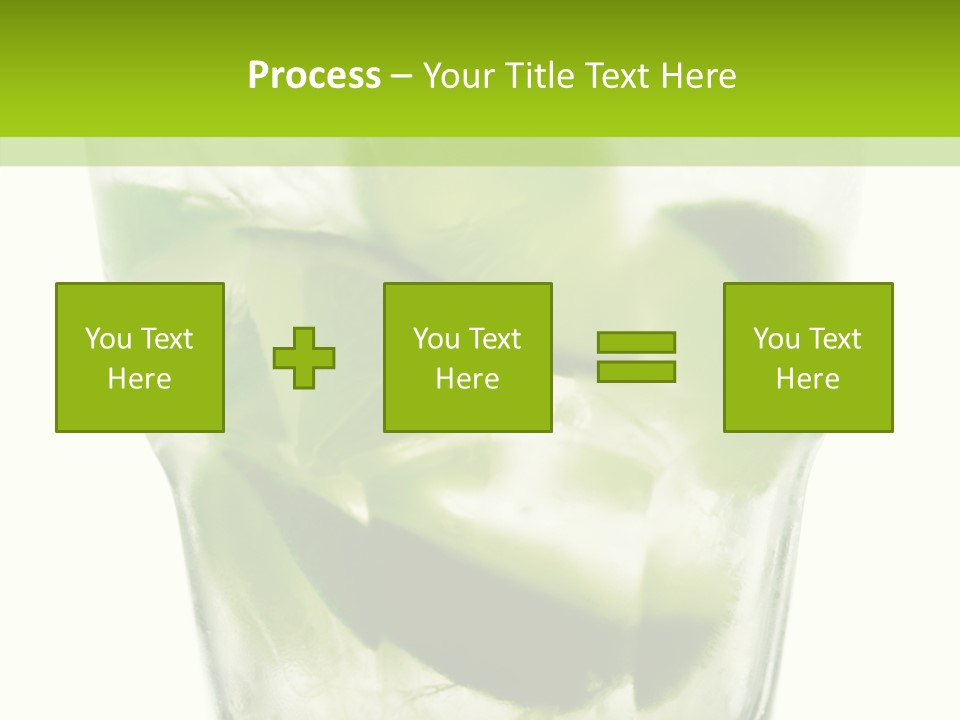 Mint National Poured PowerPoint Template